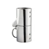 316SS Marine Grade Boat Pipe Connector, Stainless Steel Folding Swivel