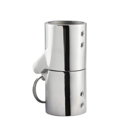 316SS Marine Grade Boat Pipe Connector, Stainless Steel Folding Swivel Coupling Tube Pipe Connector Boat Hardware Fitting for (32mm)1-1/4inch tube
