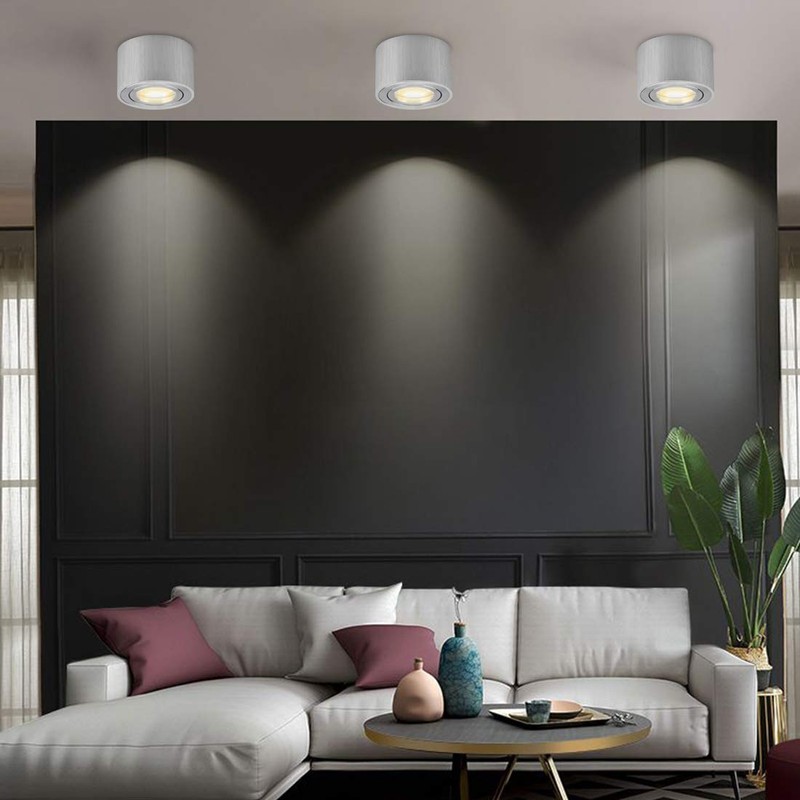 KYOTECH LED Surface Mounted Light Flat Swivelling Surface Mounted Spotlight