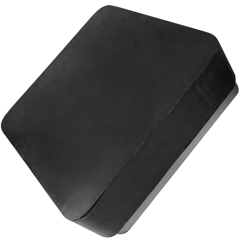 4" RUBBER/STEEL BLOCK : Solid Dapping Doming Bench Anvil 100x100x35mm