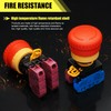 Taiss 22 mm Emergency Stop 2NC Red Mushroom Locking Emergency