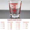 Shot Glass Measuring Cup 3 Ounce/90ML Liquid Heavy High Espresso