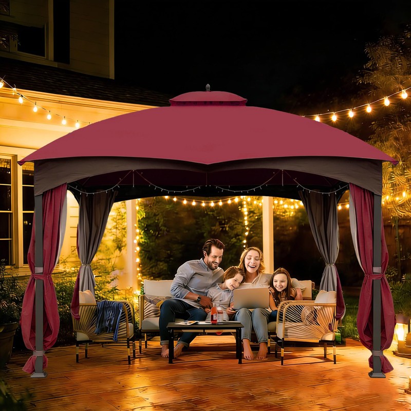 SCOCANOPY Replacement Top Compatible with Lowe's Allen Roth 10X12 Gazebo