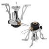 Portable Mini Stove Foldable Outdoor Survival Integrated Furnace Burners for
