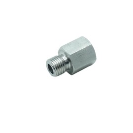 CDQBWKJGFJ 2 Pcs M12 x 1.5 Male Metric to M14 x 1.5 Female Metric Gauge Sensor Adapter Stainless Steel 304