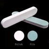 Nail Polisher File Double Sided Nail Polishing Buffer Green Straight