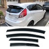Puermto 94547 Sunproof Waterproof Side Window Wind Deflector, 4pcs Protective