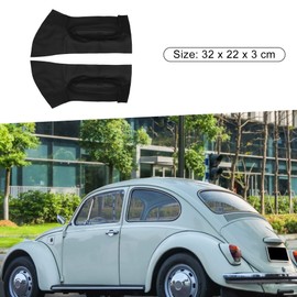 A ABSOPRO Car Door Trim Armrest Cover Decorative Cap for VW Beetle 1998-2010 Black