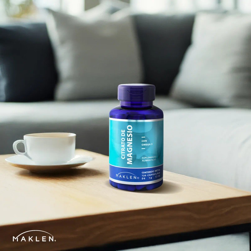 Citrato De Magnesio + Omega 3 | 120 Capsulas |