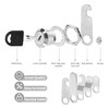 YKUKIZEE 10 Pcs 30 mm Mailbox Box Lock with Keys,