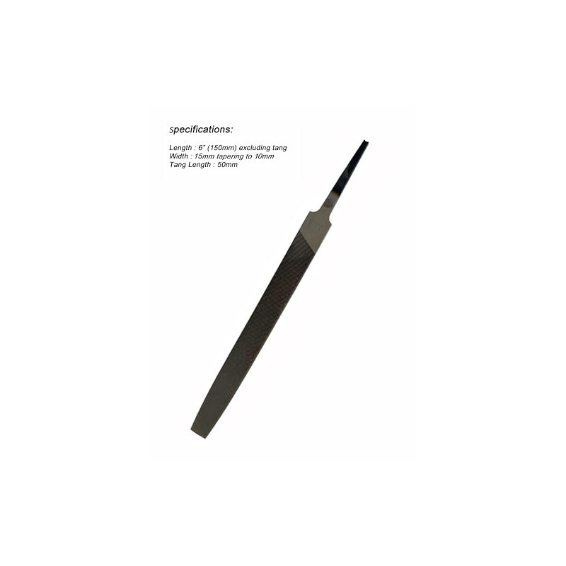 Proops Brothers Engineers File, Flat, 6" 150mm, Smooth (F9601) Free