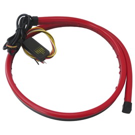 BLUE ELF UPGRADED 40inch Car LED Rear 3rd Stop Brake Strip Light Signal Lamp with Brake, DRL Drive Light, Turn Signal, With Flash, Flow Modes