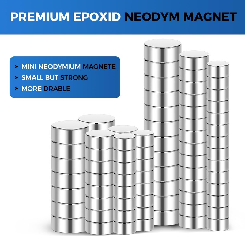 Wukong N45 Tiny Magnets 5x2mm | 60 Pack, Small Round
