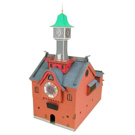 Sankei MK07-27 Minichuato Kit, Studio Ghibli Series, Spirited Away Clock Tower, 1/150 Scale, Papercraft