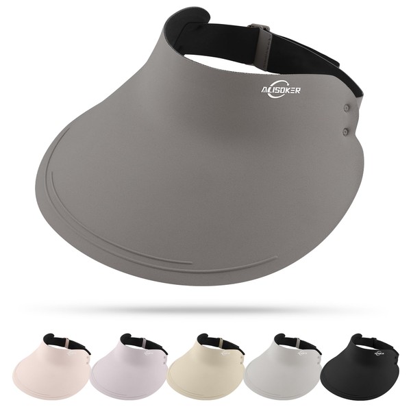 AlisOker Wide Brim Sun Visor Hat for Women Men Foldable