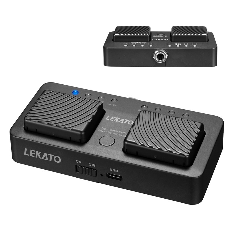 LEKATO Page Turner Foot Pedal PC Bluetooth Page Turner Pro