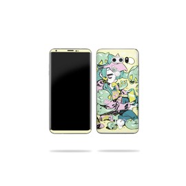 MightySkins Skin Compatible with LG V30 - Ghosted | Protective, Durable, and Unique Vinyl Decal wrap Cover | Easy to Apply, Remove, and Change Styles | Made in The USA