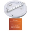 TEVEA Premium Ceiling Light, Recessed Light, Sensor Light, Allrounder, Recessed