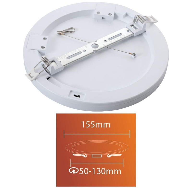 TEVEA Premium Ceiling Light, Recessed Light, Sensor Light, Allrounder, Recessed