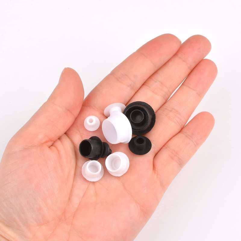 INCREWAY 500Pcs Plastic Hole Plugs Assortment Kit Screw Caps for