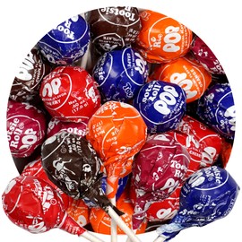 Classic Roll Pops with Chocolate Center Lollipops, 1lb Bulk Bag (Approx 22 Count), Original Assorted Fruit Flavors, The Hampton Popcorn & Candy Company