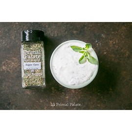 Primal Palate Organic Spices, Super Gyro Seasoning, Certified Organic, 5.1 oz resealable bag