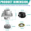 Drive-up EZGO TXT Front Hubs, Golf Cart Front Wheel Hub