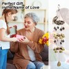 SNOKAY Bird Nest Wind Chime with 12 Wind Bells, Hanging
