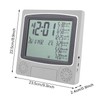 Azan Clock Prayer Timer Digital Table Clock Mulsim Prayer Alarm(No
