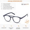 Sym Round Glasses with Prescription from -4.00 to +4.00 with