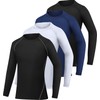HOPLYNN Youth Boy’s Compression Shirts, Long Sleeve Quick Dry Cold