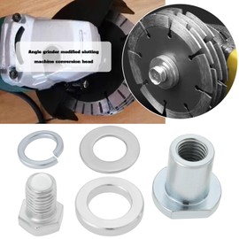 SG Store 2 Sets M14 Angle Grinder Modified Slotting Machine Conversion Head Extension Variable Speed Adapter Kit Suitable for Slotting Wall Bricks Tiles