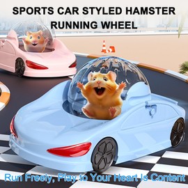 Hamster Ball Car - Small Hamsters Wheel Toy, Funny Exercise Running Wheel for little Pet, Hamster balls for syrian Gerbils and Other Small Animals