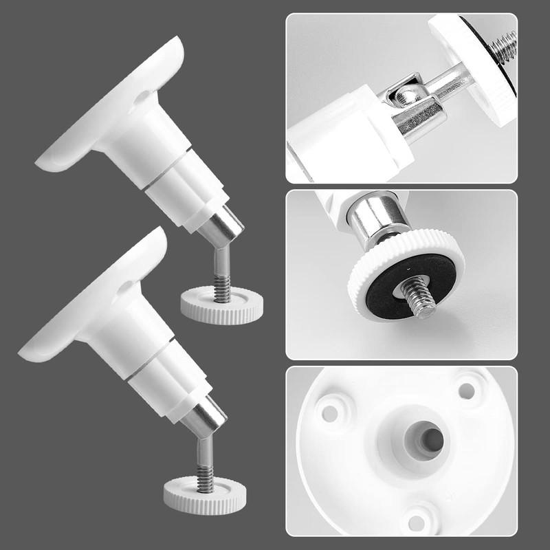 2Pcs Camera Wall Mount Bracket, Jagowa 360° Adjustable Security Camera