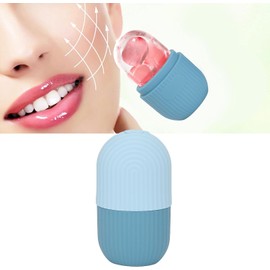 Yinhing 2 Rodillos Faciales de Hielo para Hinchazón con Resistencia a la Temperatura, Mejora la Condición de la Piel, Herramienta de Belleza Versátil, Masaje de Rodillo Frío de Ojos