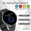 LUNIQUESHOP Lscall Smartwatch with Phone Function and Voice Assistant, Men's
