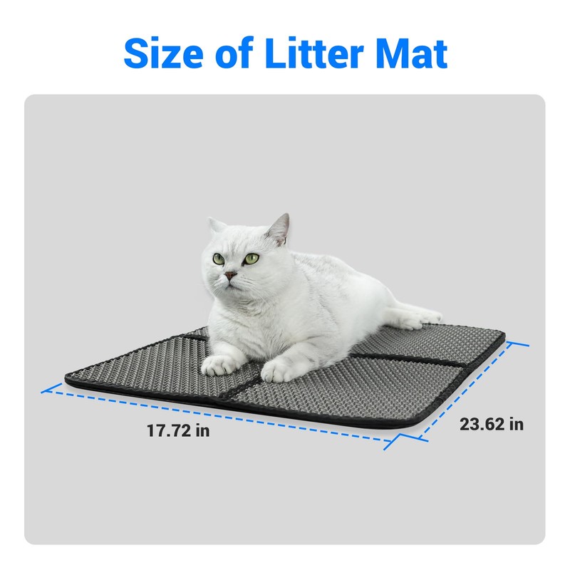 CATLINK Cat Litter Mat Double Layer for Automatic Cat Litter