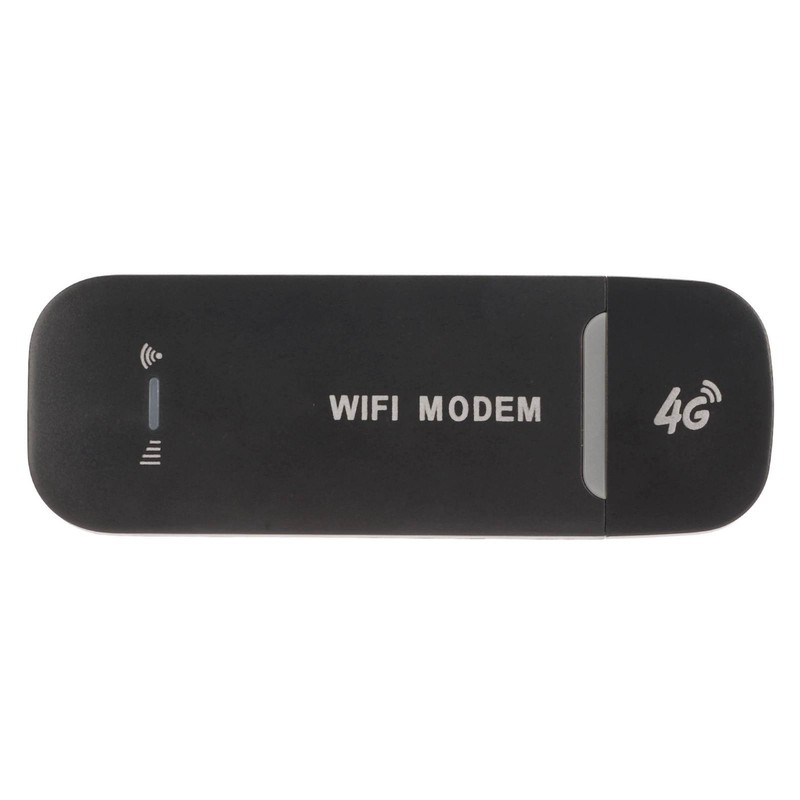 4G WiFi Router Black Up to 10 Users Stable Easy