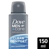 Dove Men+Care advanced Anti-Transpirant Clean Comfort schützt 72 Stunden vor