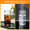 Mapoxy 6 Pack 24oz Mason Jar Cups with Lids and