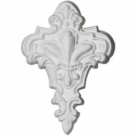 Ekena Millwork ONL04X06X01GR 4 1/8" W X 6 1/8" H X 5/8" P Griffin Onlay, White