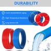 GUOFIS 1/2 Inch PEX-B Pipe,2 Rolls Blue & Red Each