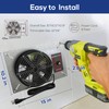 Abestorm 540CFM IP-55 Rated Crawlspace Ventilation Fan with Humidistat Thermostat,