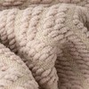 Battilo Beige Throw Blanket for Sofa Bed Couch Chair, Beige