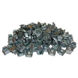 RackGold 12-24 Snap-in Zinc Cage Nuts 100 Pack