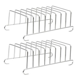 VINTORKY 2Pcs Stainless Steel Cooking Racks Versatile Cooking Accessories for Air Fryers Steamers and Kitchen Use for Ninja Air Fryer Dual and More