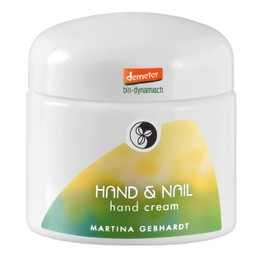 Martina Gebhardt Hand & Nail Hand Cream (100 ml) • Hand Cream for Very Dry Hands • Natural Hand Care with Chamomile • Organic Natural Cosmetics for Cracked Hands & Nails