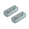 Transparency Inline Cord Switch On/Off Cord Switch 6A 250V (2pcs)
