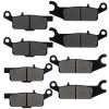 Caltric Front & Rear Brake Pads for Yamaha Grizzly 700