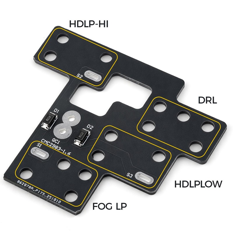6 High Mod Lights Module for GM, Silverado Sierra 1500/2500/3500
